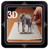 Learn to draw 3d icon