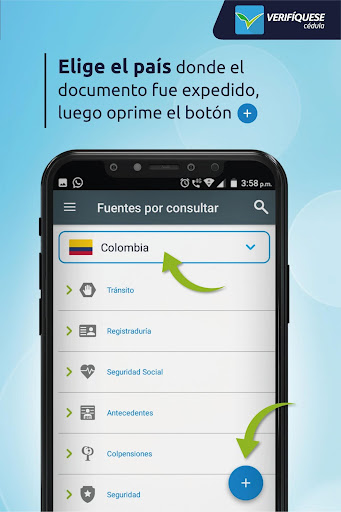 Verifíquese Cédula Screen 3