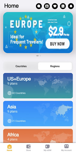 Yoho Mobile: eSIM travel plans Screen 3