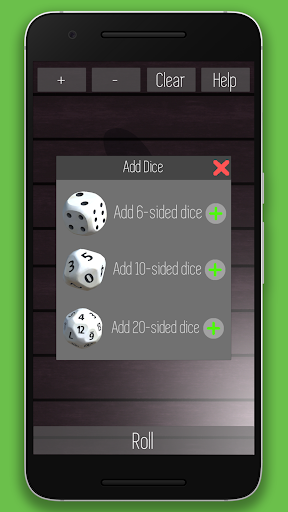 3D Dice Roller Screen 2