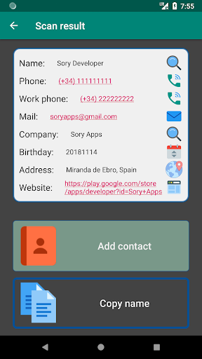 Simple QR™ Reader - Privacy Screen 3