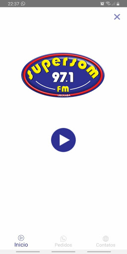 Android application SUPERSOM FM screenshort