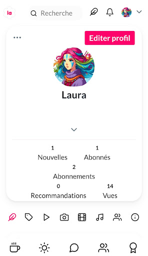 Android application Laavie screenshort