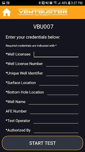 Ventbusters Instruments App Screen 3