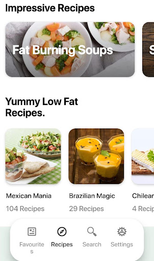 Screenshot of Healthy weight loss recipes