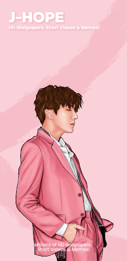 Android application JHope AIO Wallpaper Meme Video screenshort