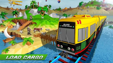 Island Train Cargo Transport Simulator 2020
