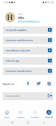 Heraldo de Aragón Screen 3