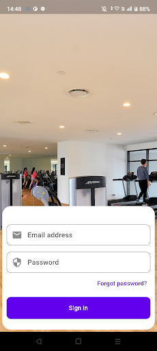 Android application sgdgym screenshort