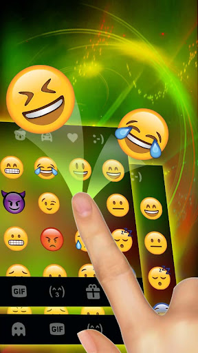 Colorful Rasta Keyboard Theme