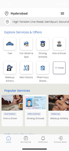 Android application Sameep : Local Services Offers screenshort