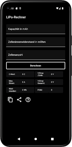 Lipo-Rechner Screenshot 1 - AppWisp.com