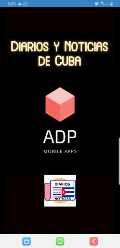 Android application Diarios de Cuba screenshort
