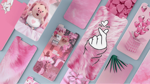 Android application Pink Wallpaper screenshort