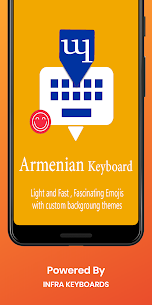 Armenian English Keyboard 2020 : Infra Keyboard 1
