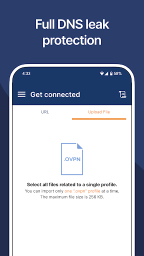 Screenshot of OpenVPN Connect