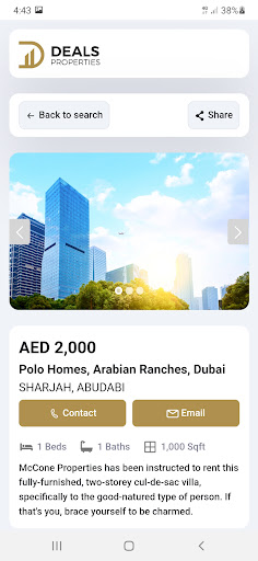 Deals Properties Screen 3