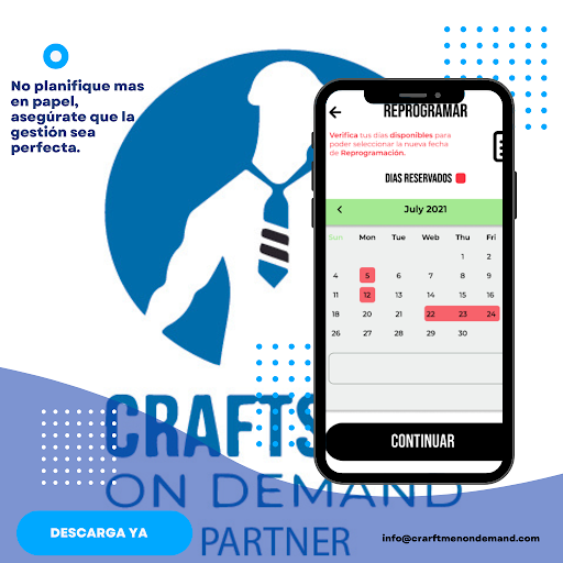 Craftsmen on Demand Partner Screen 2