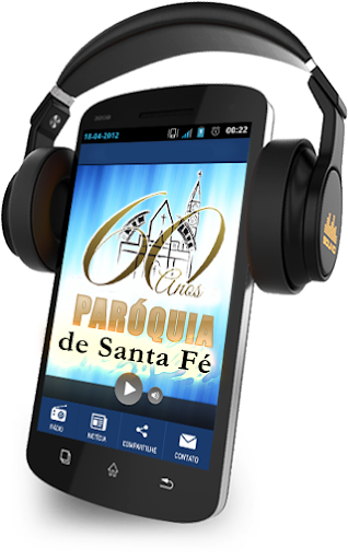 Android application Paroquia de Santa Fé screenshort