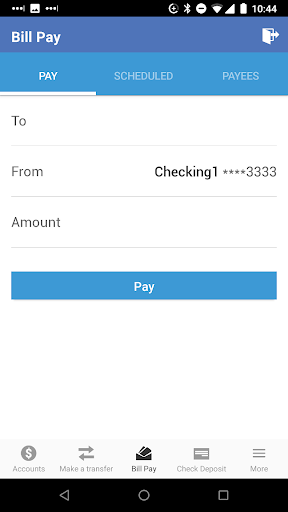 Connex Credit Union Mobile Screen 3
