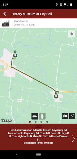Screenshot of Experience Robertson County