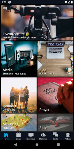 Android application Christpoint Church Melbourne screenshort