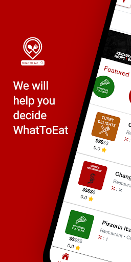 Android application WhatToEat BH screenshort
