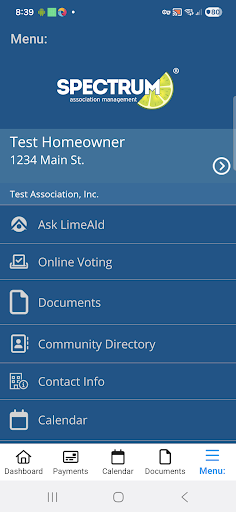 Spectrum HOA screenshot 4