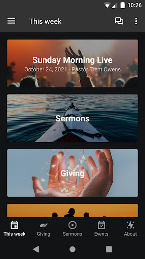 Android application The Ready Church screenshort