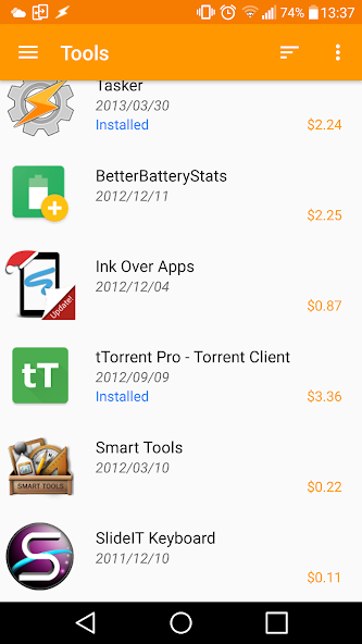 Purchased Apps (Reinstall your banner