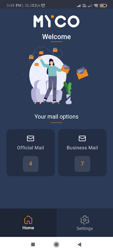 MYCO Mail Screen 2