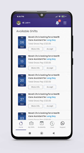 JAAN Services Screen 2
