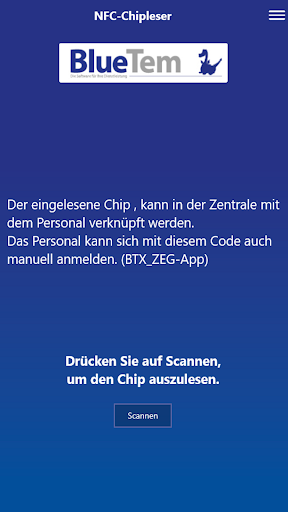 Android application BTX-CL screenshort
