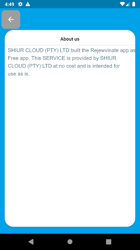 Rejewvinate App Screen 2