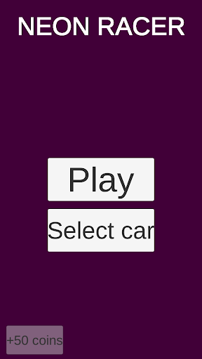 Android application Neon Rider: neon traffic racer screenshort