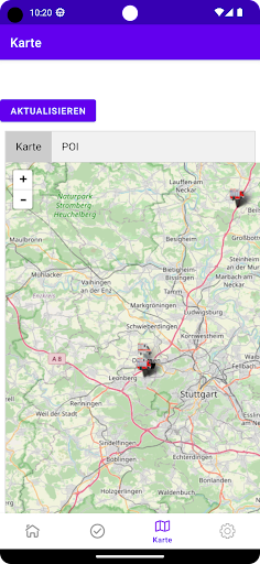 Mobile-Lagekarte Tracker 2