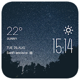 The forest night weather icon