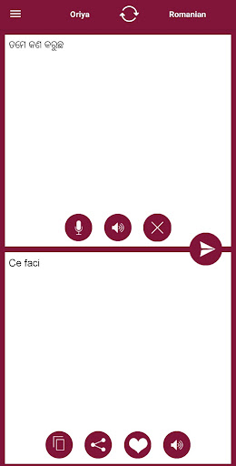Android application Odia - Romanian Translator screenshort