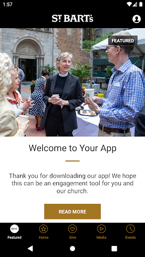 Android application St. Bart's NYC screenshort