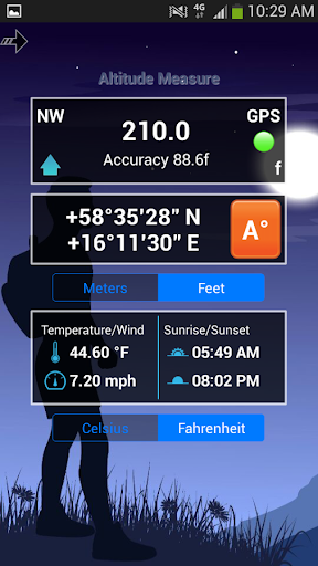 Altimeter GPS Calculator Pro