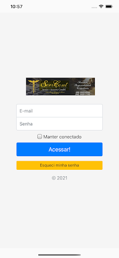 Android application ServConte - Contabilidade screenshort