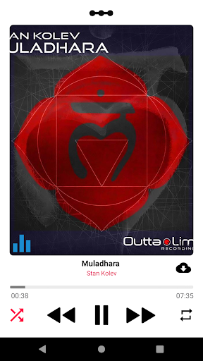 Android application Online Music Player OMP screenshort