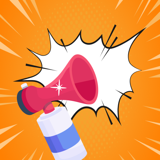 Funny Prank: air horn, haircut logo