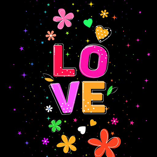 Flower Love Pattern- Wallpaper logo