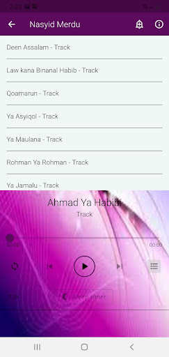 Koleksi Nasyid Pilihan Screen 3