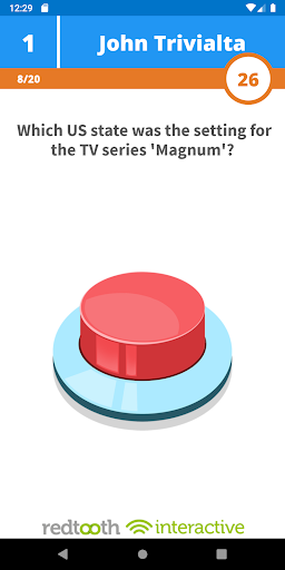 Redtooth SmartQuiz Screen 2