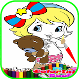 Girls Games Free Coloring icon