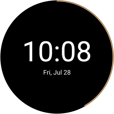 Minimal Watch Face Screen 2