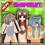 Cover Image of ดาวน์โหลด Mod Skin Swimsuit : For Girls Minecraft Pe 2021 1.0 APK