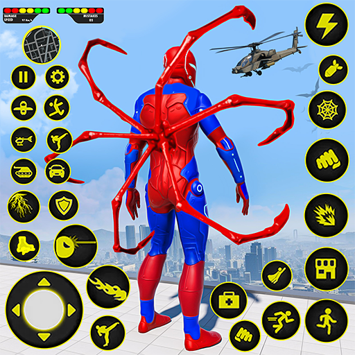 Spider Hero Man Spider Games logo